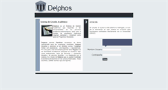 Desktop Screenshot of delphos.uniacc.cl